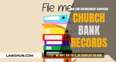 Church Bank Records: Subpoena Power for Law Enforcement?