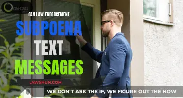 Subpoena Power: Can Police Access Your Text Messages?