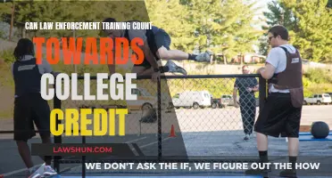 Law Enforcement Training: College Credit Opportunities?