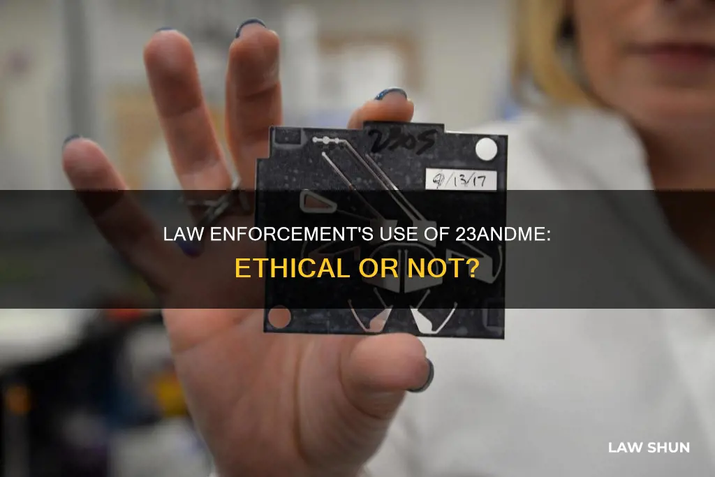 can law enforcement use 23andme