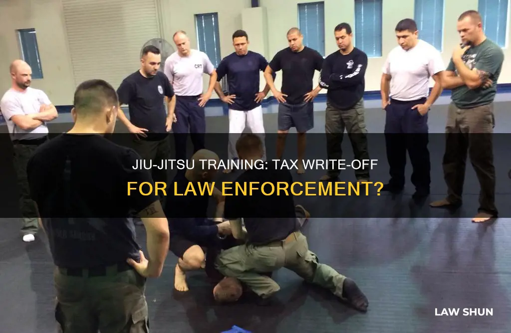 can law enforcement use jiu jitsu as write off tax