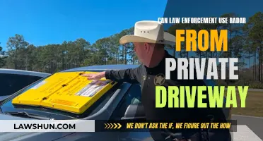 Radar Use by Law Enforcement: Private Driveway Access?