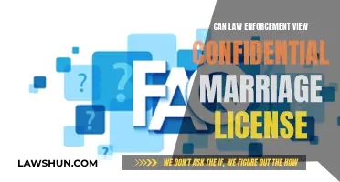 Law Enforcement Confidential: Marriage License Access