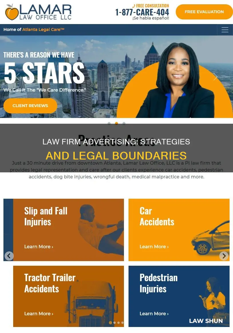 can law firm advertise