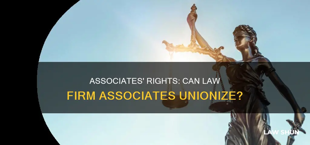 can law firm associates unionize