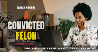 Law Firms and Hiring: Can Felons Find Work?