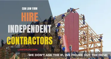 Law Firms and Independent Contractors: Who Can They Hire?