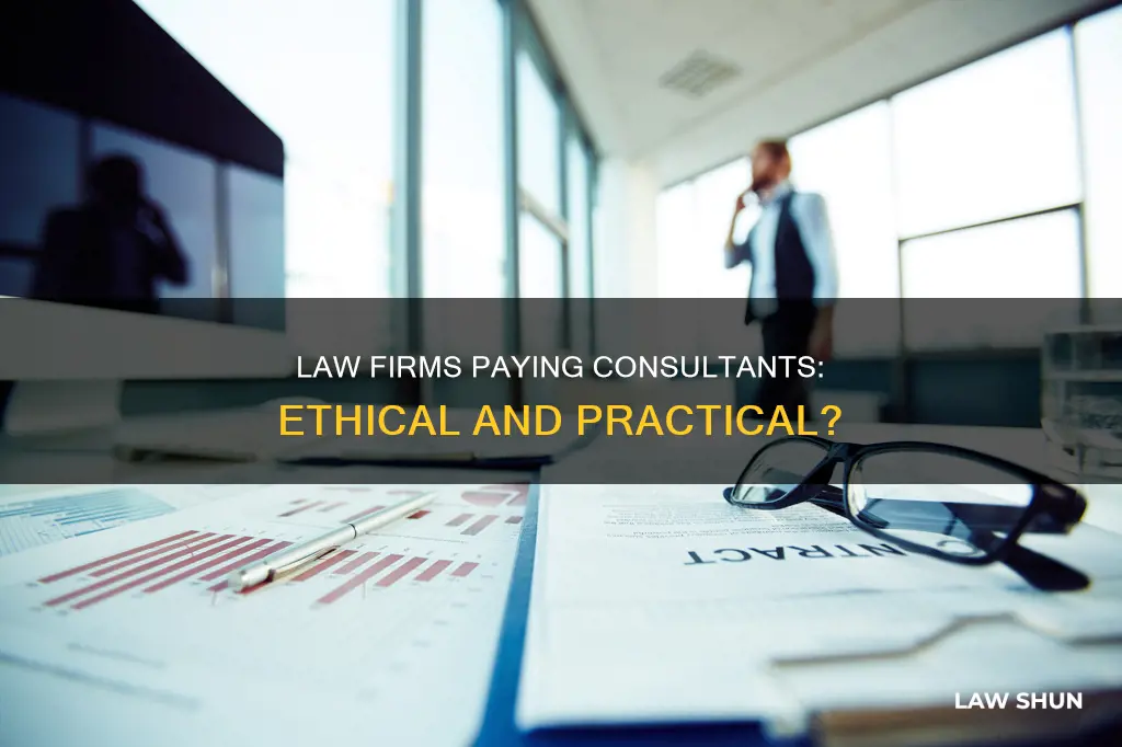 can law firm pay consultants
