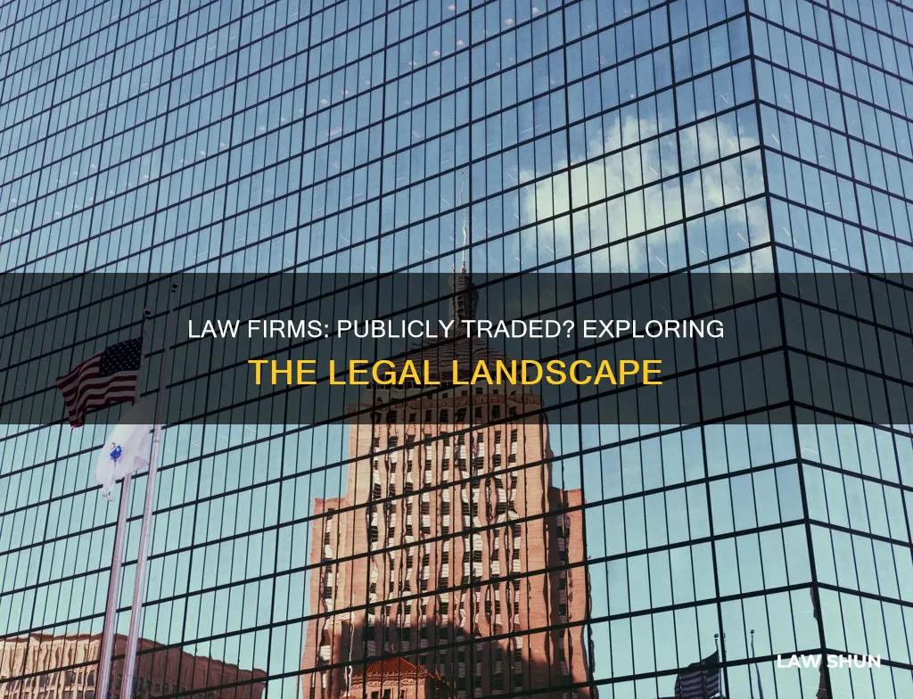 can law firms be publicly traded