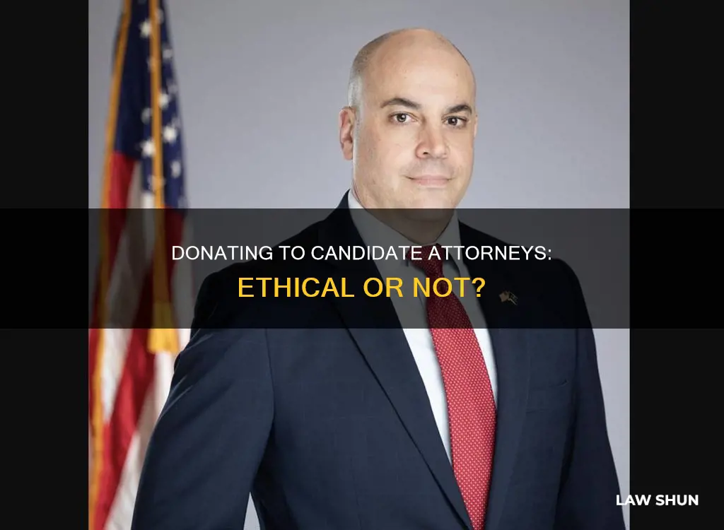 can law firms donating to candidate attorneys