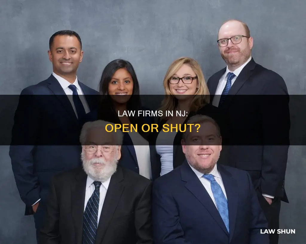 can law firms stay open in nj