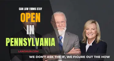 Law Firms in Pennsylvania: Open or Shut?