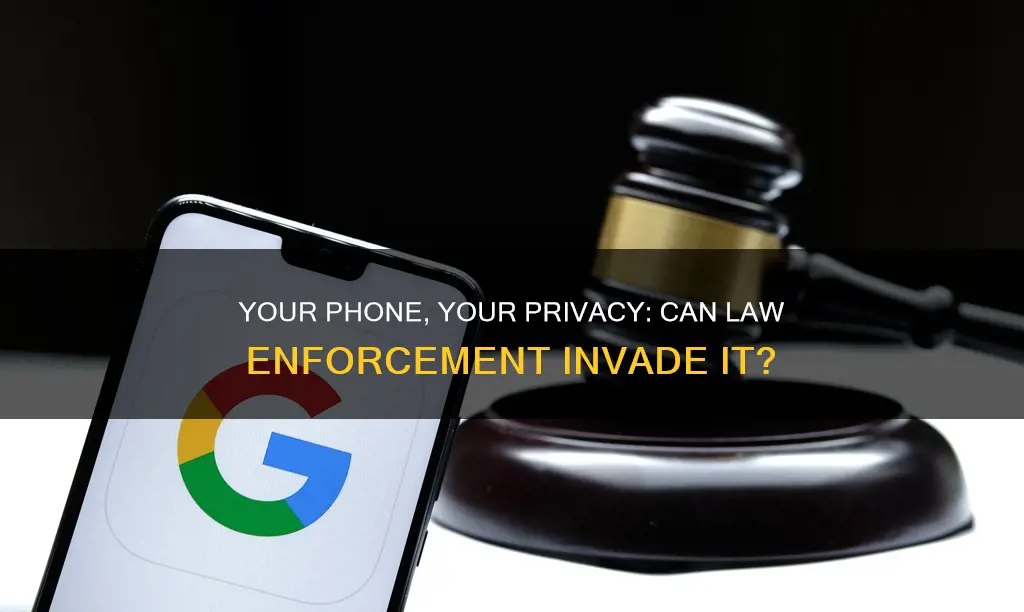 can law i forcement search ur phone