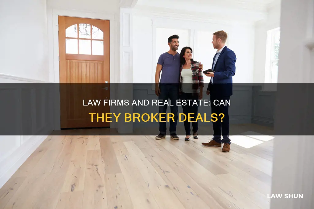 can law office have real estate brokerage