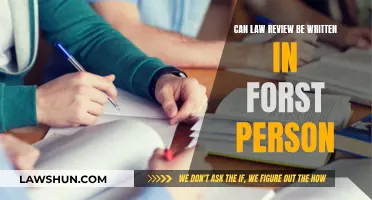 Law Review: First-Person Perspective Allowed?