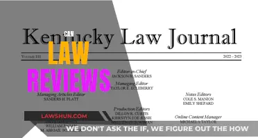Law Reviews: A Critical Analysis of Legal Scholarship