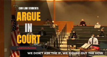 Law Students: Courtroom Arguments, Allowed?