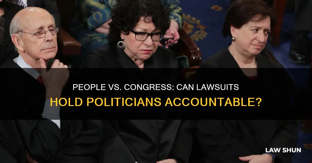 can law suit come against congress by the people