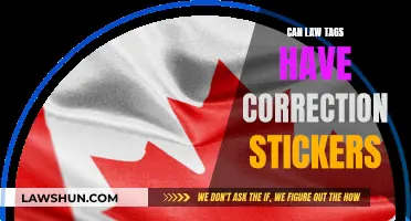 Law Tag Correction Stickers: Are They Legally Valid?