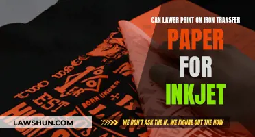 Lawyers' Guide to Printing on Iron Transfer Paper