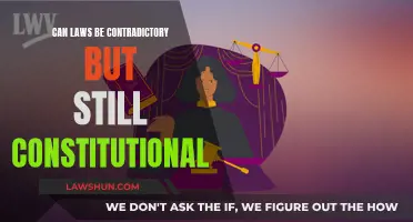 Contradictory Laws: Constitutional or Not?