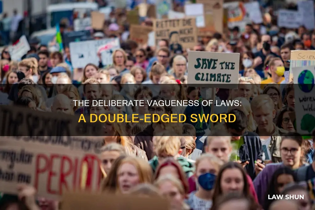 can laws be deliberlately vague