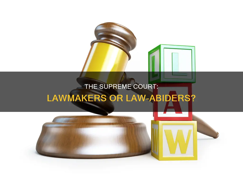 can laws be passed without the supremem court