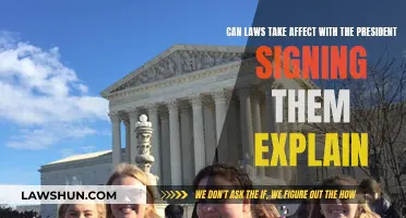 How Laws Are Enacted by the President's Signature