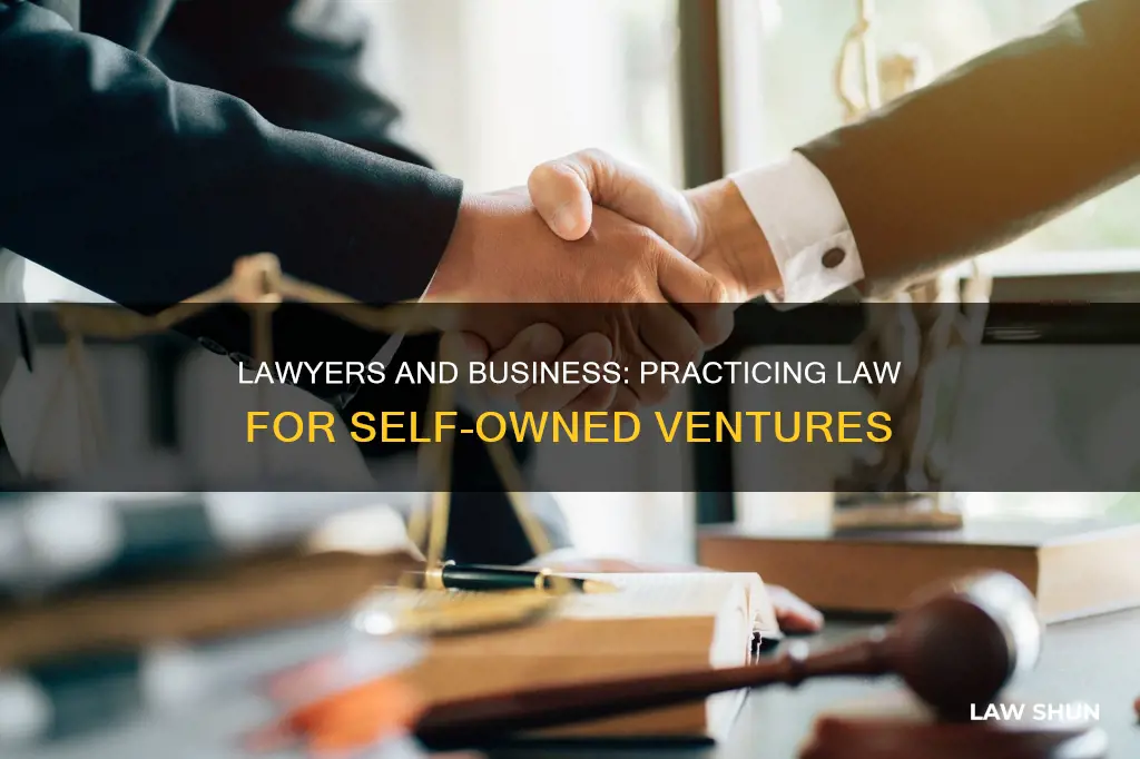 can lawyer practice law for business theyown
