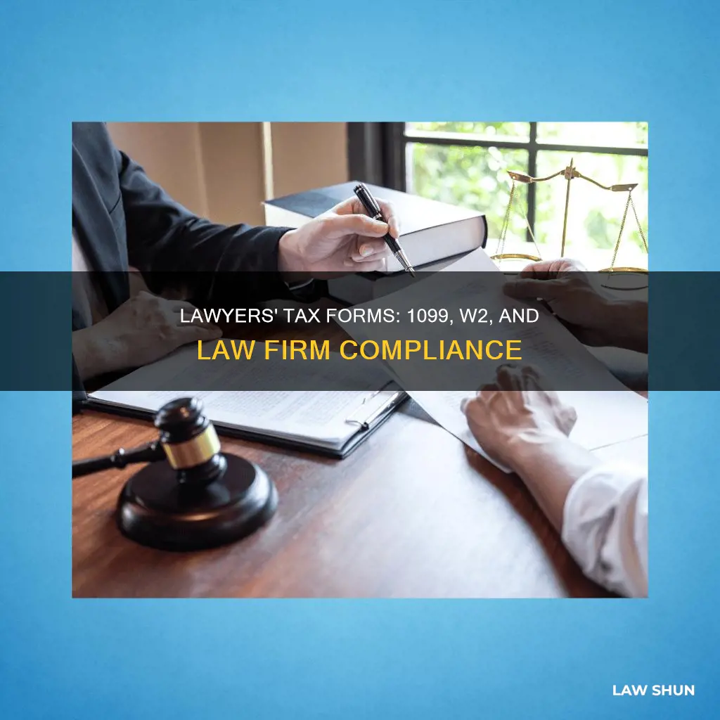 can lawyers get 1099 and w2 by law firm