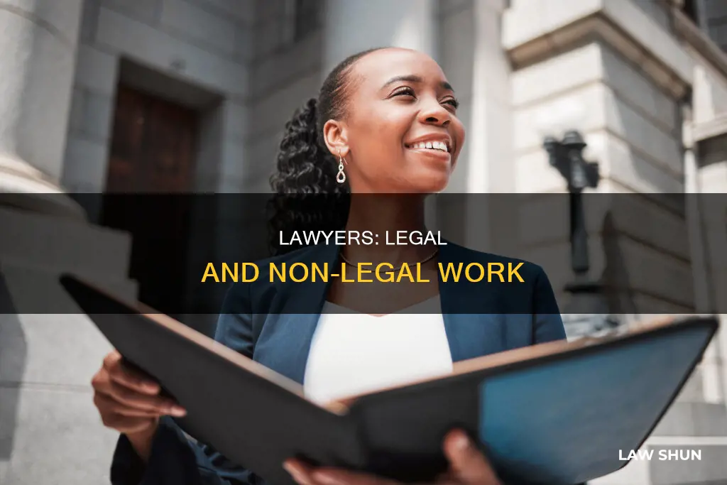 can lawyers work in non-law simultaneously