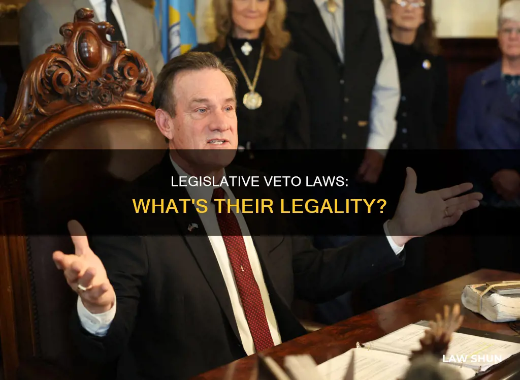 can legislative veto laws
