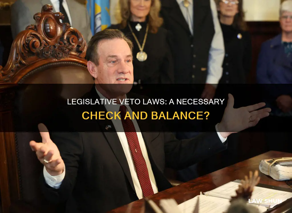 can legislatve veto laws