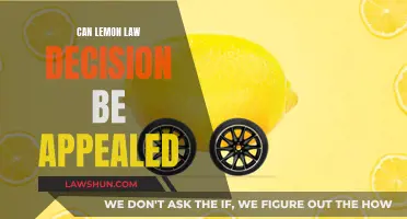 Lemon Law Appeals: What You Need to Know