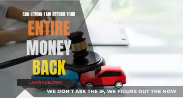 Lemon Law: Can You Get a Full Refund?