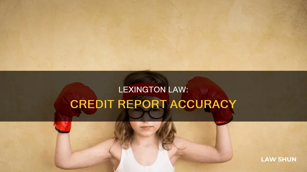 can lexington law get accurate information removed from credit report