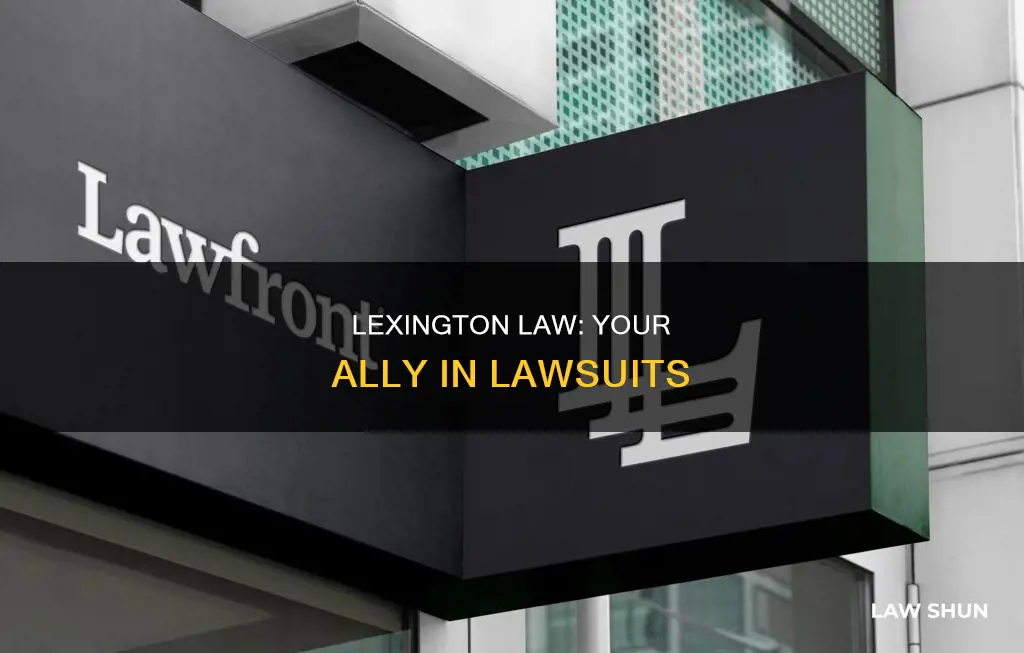 can lexington law help with law suits