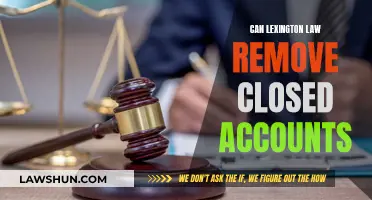 Lexington Law: Removing Closed Accounts