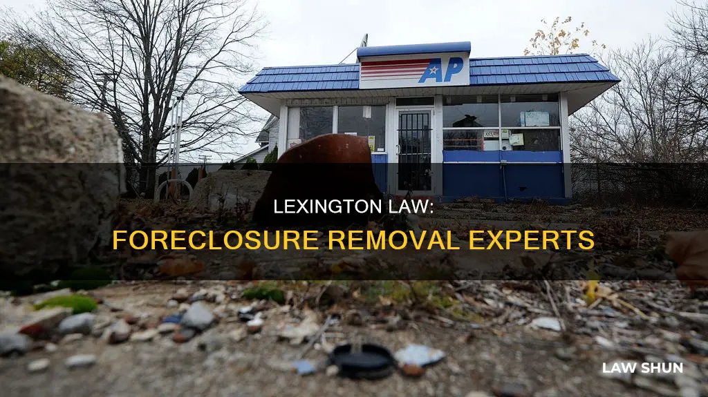 can lexington law remove foreclosure