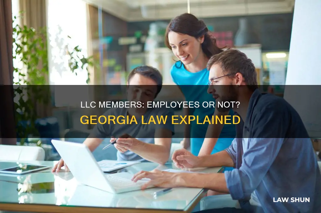 can llc member be an employee georgia law