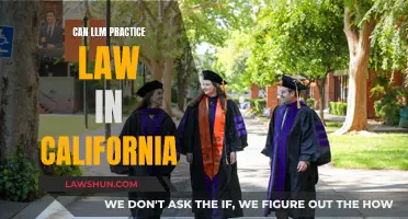 LLMs: Practicing Law in California?