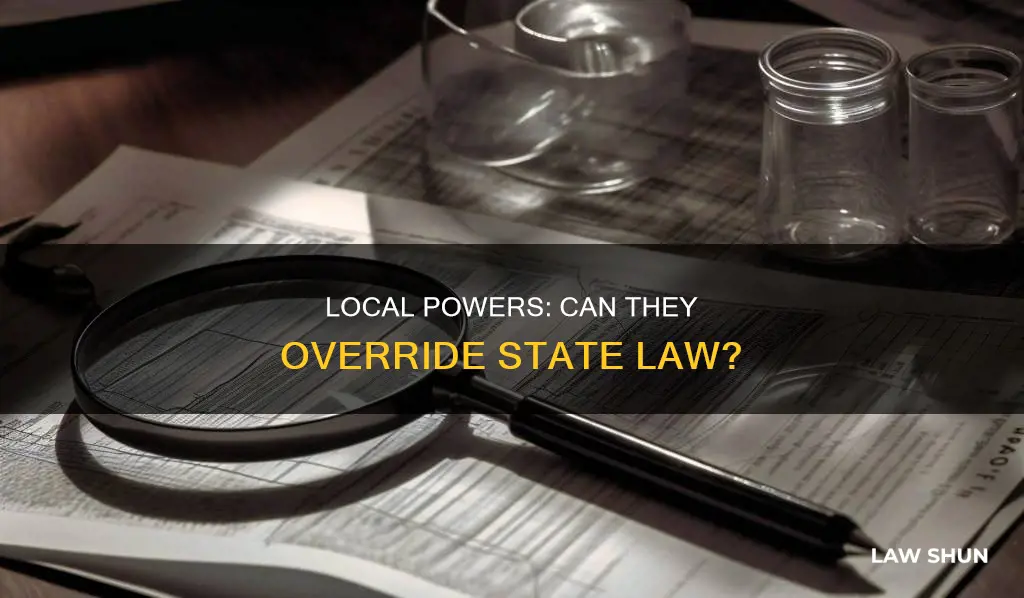 can local government override state law