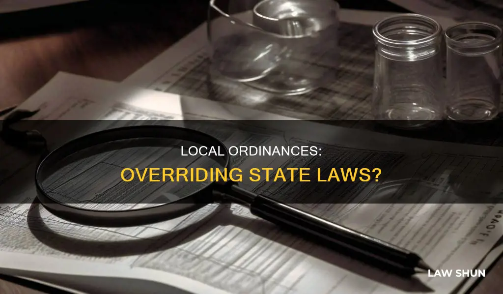can local ordinance violate state law