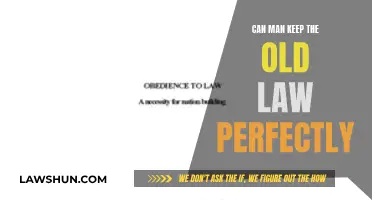 Perfect Obedience: Man and the Old Law