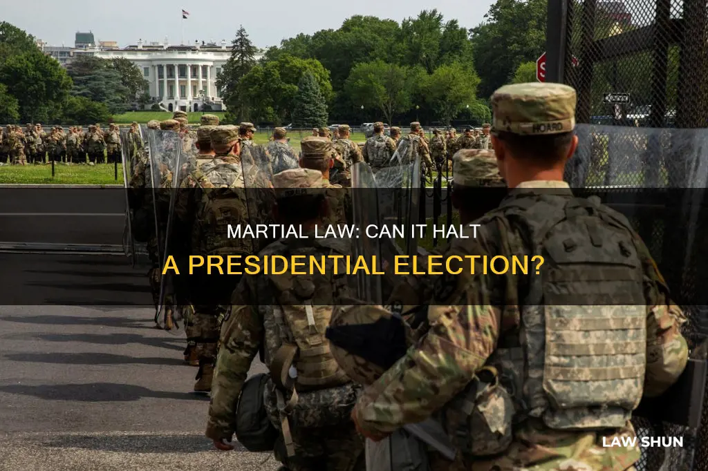 can marshall law stop a presidential election