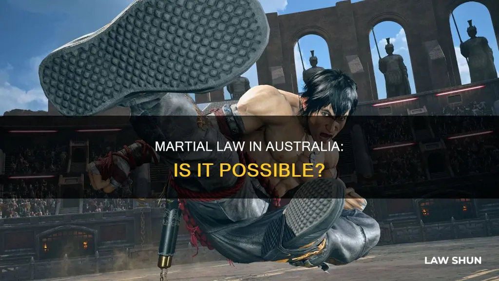 can martial law be declared in australia