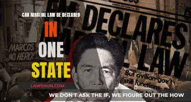 Martial Law: Can It Be State-Specific?