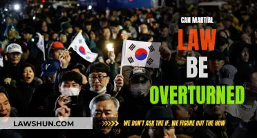 Martial Law: Can It Be Overturned?
