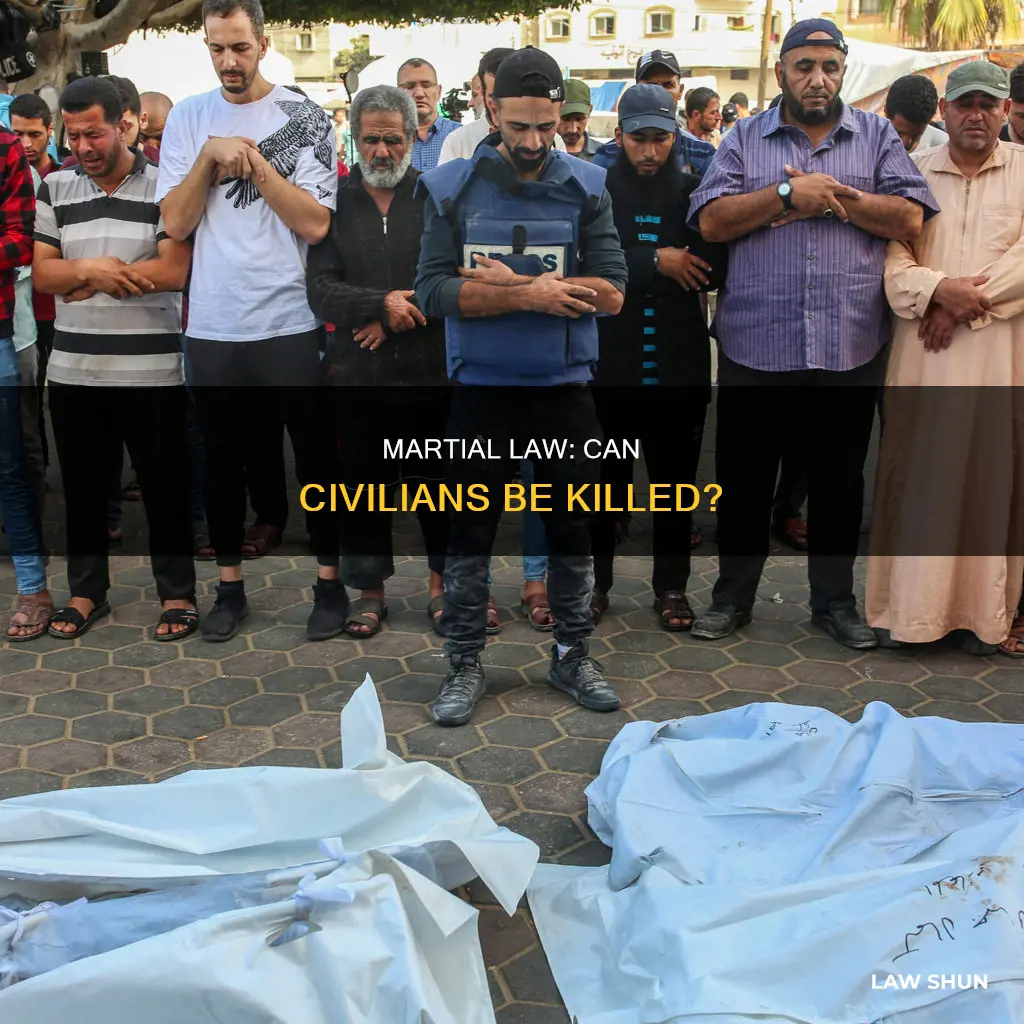 can martial law kill civilians