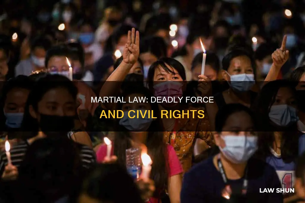 can martial law kill you